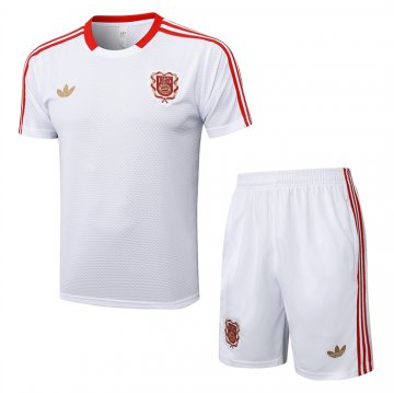 Chandal del Bayern Munich 125 Aniversario Manga Corta 25-26 Blanco - Pantalon Corto