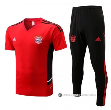 Chandal del Bayern Munich Manga Corta 2022-2023 Rojo