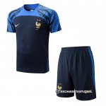 Chandal del Francia Manga Corta 2022-23 Azul - Pantalon Corto