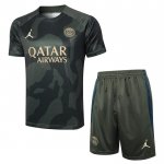 Chandal del Paris Saint-Germain Jordan Manga Corta 2024-25 Verde - Pantalon Corto