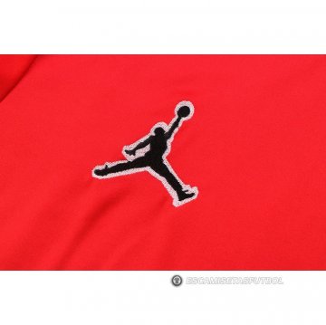 Chandal del Paris Saint-Germain Jordan Manga Corta 22-23 Rojo - Pantalon Corto