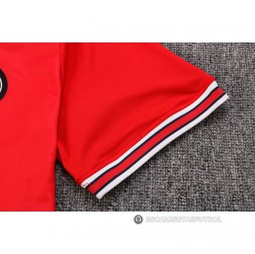 Chandal del Paris Saint-Germain Jordan Manga Corta 22-23 Rojo - Pantalon Corto