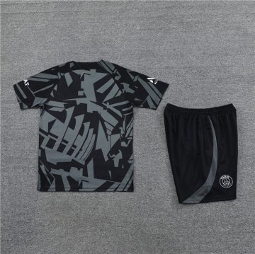 Chandal del Paris Saint-Germain Manga Corta 2022-23 Gris - Pantalon Corto