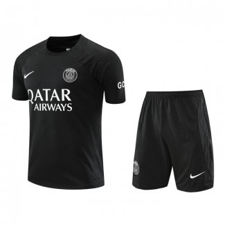 Chandal del Paris Saint-Germain Manga Corta 22-23 Negro - Pantalon Corto