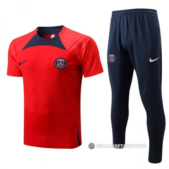 Chandal del Paris Saint-Germain Manga Corta 22-23 Rojo - Haga un click en la imagen para cerrar