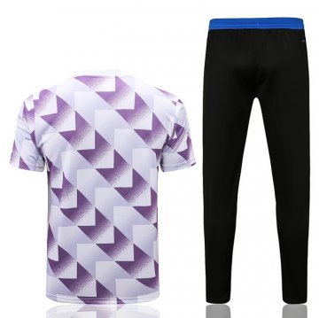 Chandal del Real Madrid Manga Corta 22-23 Blanco y Purpura