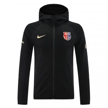 Chaqueta con Capucha del Barcelona 2024-25 Negro