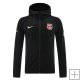 Chaqueta con Capucha del Barcelona 2024-25 Negro