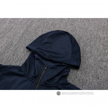 Chaqueta con Capucha del Barcelona 22-23 Azul