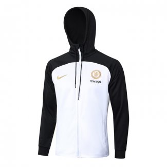Chaqueta con Capucha del Chelsea 23-24 Blanco