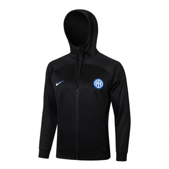 Chaqueta con Capucha del Inter Milan 24-25 Negro - Haga un click en la imagen para cerrar