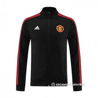 Chaqueta del Manchester United 23-24 Negro