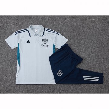 Conjunto Polo del Arsenal 25-26 Gris