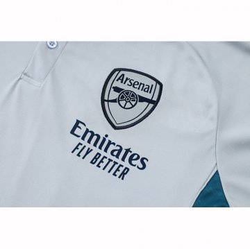 Conjunto Polo del Arsenal 25-26 Gris