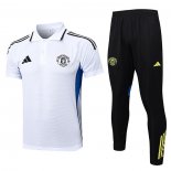 Conjunto Polo del Manchester United 25-26 Blanco