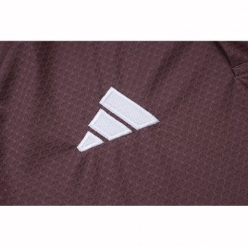 Conjunto Polo del Manchester United 25-26 Marron