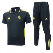 Conjunto Polo del Real Madrid 25-26 Gris Oscuro