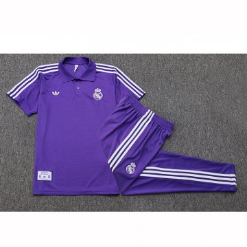 Conjunto Polo del Real Madrid 25-26 Purpura