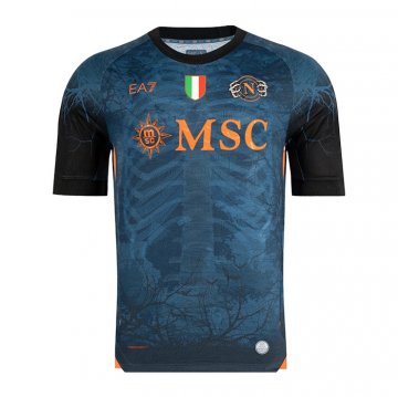 Tailandia Camiseta Napoli Halloween 25-26 Azul