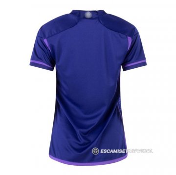 Camiseta Argentina 2ª Mujer 2022