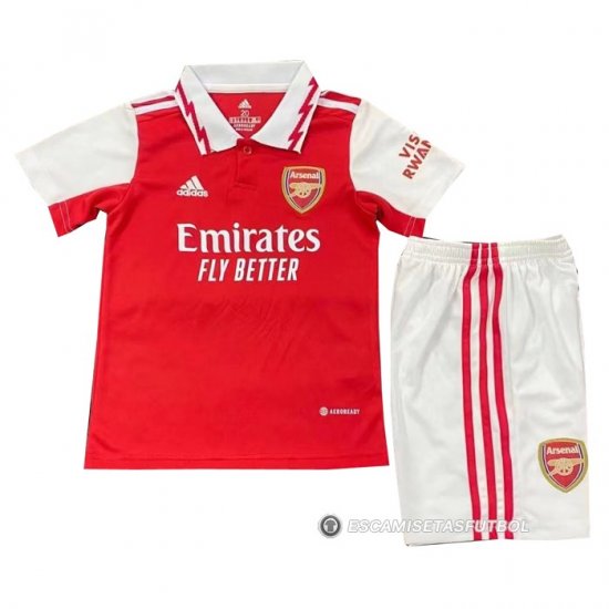 Camiseta Arsenal 1ª Nino 22-23 - Haga un click en la imagen para cerrar