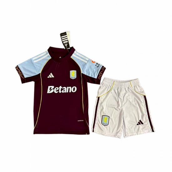 Camiseta Aston Villa 1ª Nino 25-26 - Haga un click en la imagen para cerrar