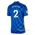 Camiseta Chelsea Jugador Rudiger Primera 21-22