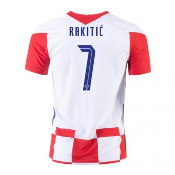 Camiseta Croacia Jugador Rakitic Primera 20-21