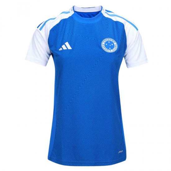 Camiseta Cruzeiro 1ª Mujer 2025 - Haga un click en la imagen para cerrar