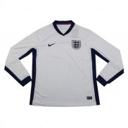 Camiseta Inglaterra 1ª Manga Larga 2024