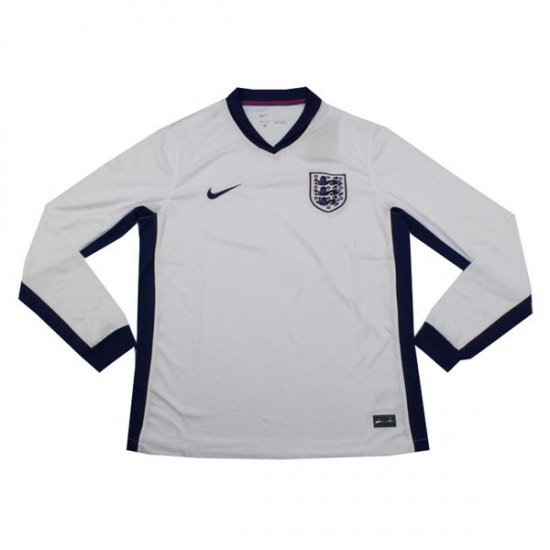 Camiseta Inglaterra 1ª Manga Larga 2024 - Haga un click en la imagen para cerrar