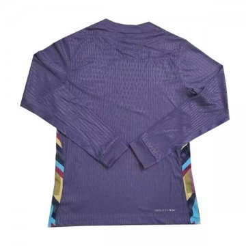 Camiseta Inglaterra 2ª Manga Larga 2024