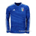 Camiseta Italia 1ª Manga Larga 23-24