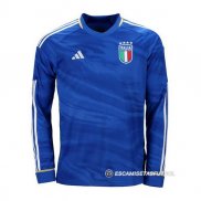 Camiseta Italia 1ª Manga Larga 23-24