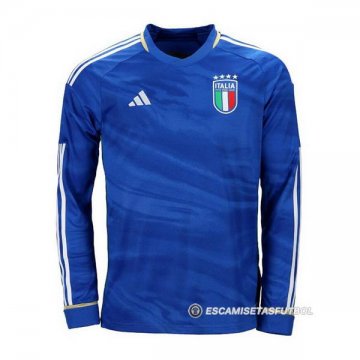 Camiseta Italia 1ª Manga Larga 23-24