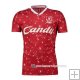 Camiseta Liverpool Candy 1ª Retro 1989-1991