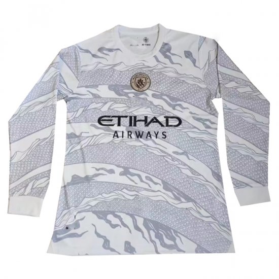 Camiseta Manchester City Chinese New Year Manga Larga 23-24 - Haga un click en la imagen para cerrar