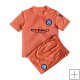 Camiseta Manchester City Portero Nino 22-23 Naranja