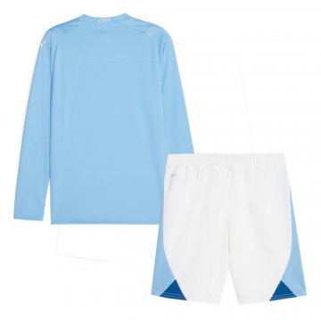 Camiseta Manchester City 1ª Manga Larga Nino 23-24
