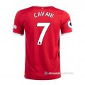 Camiseta Manchester United Jugador Cavani Primera 21-22