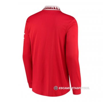 Camiseta Manchester United 1ª Manga Larga 22-23