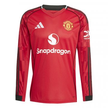 Camiseta Manchester United 1ª Manga Larga 25-26