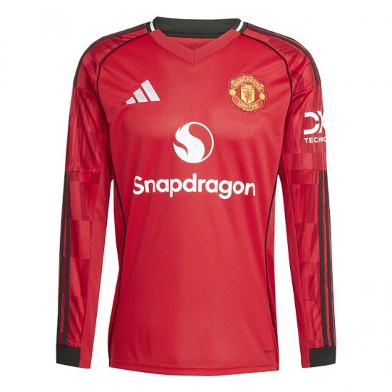 Camiseta Manchester United 1ª Manga Larga 25-26 - Haga un click en la imagen para cerrar