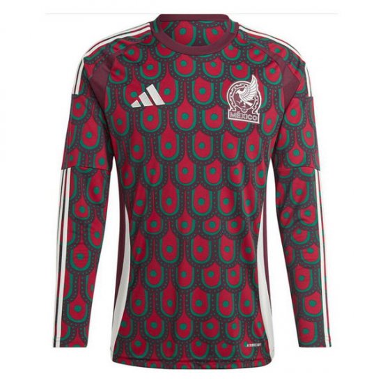 Camiseta Mexico 1ª Manga Larga 2024 - Haga un click en la imagen para cerrar