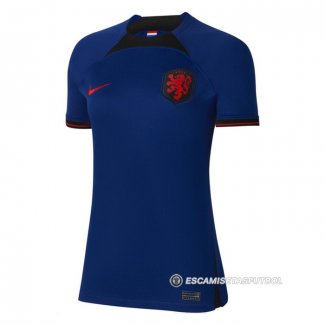 Camiseta Paises Bajos 2ª Mujer 2022