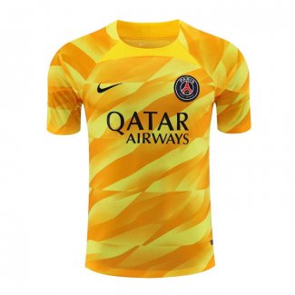 Camiseta Paris Saint-Germain Portero 23-24 Amarillo
