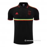 Camiseta Polo del Ajax 2022-23 Negro