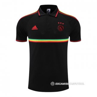 Camiseta Polo del Ajax 2022-23 Negro