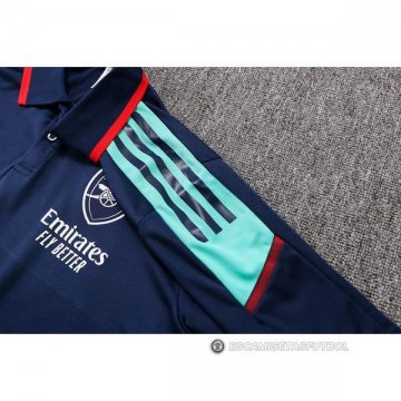 Camiseta Polo del Arsenal 22-23 Azul