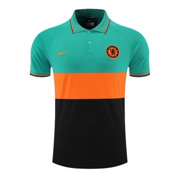 Camiseta Polo del Chelsea 22-23 Verde y Naranja